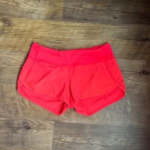 Lululemon Speed Up shorts, hot pink, size 4